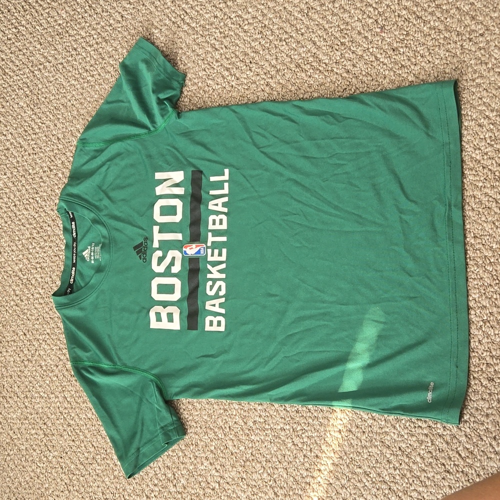 Kids Adidas Boston NBA shirt